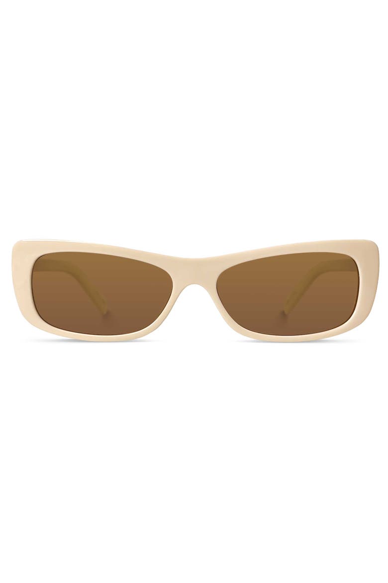 The Muse Sunglasses, Main, color, Cream