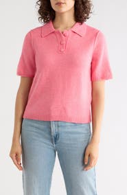 Halogen® Short Sleeve Polo