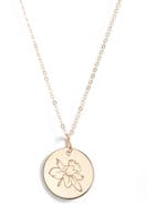 Nashelle Birth Flower Necklace