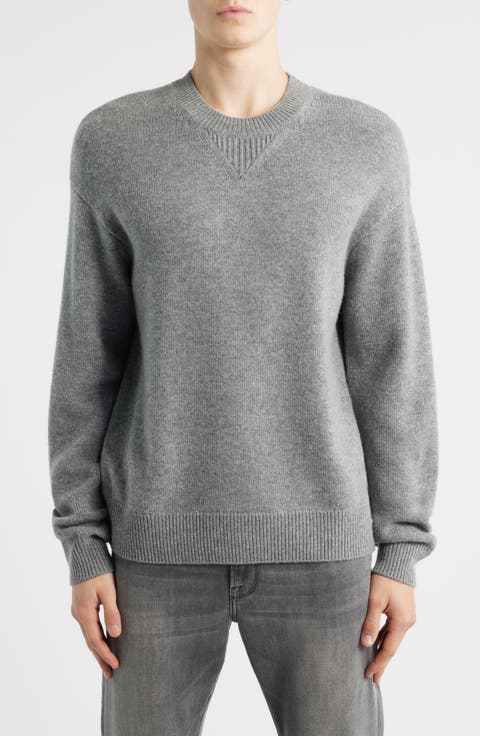 Elbow Patch Wool & Cashmere Sweater