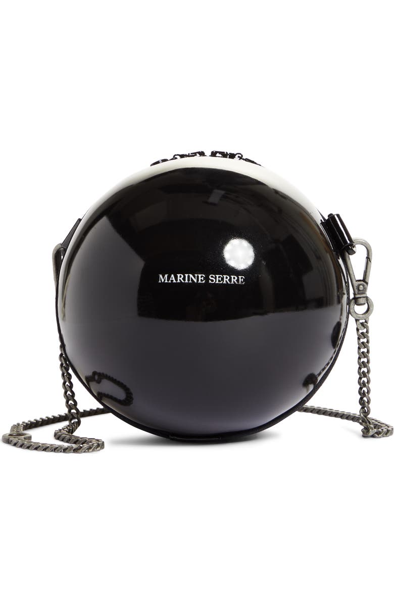 Marine Serre Mini Logo Ball Crossbody Bag, Main, color,