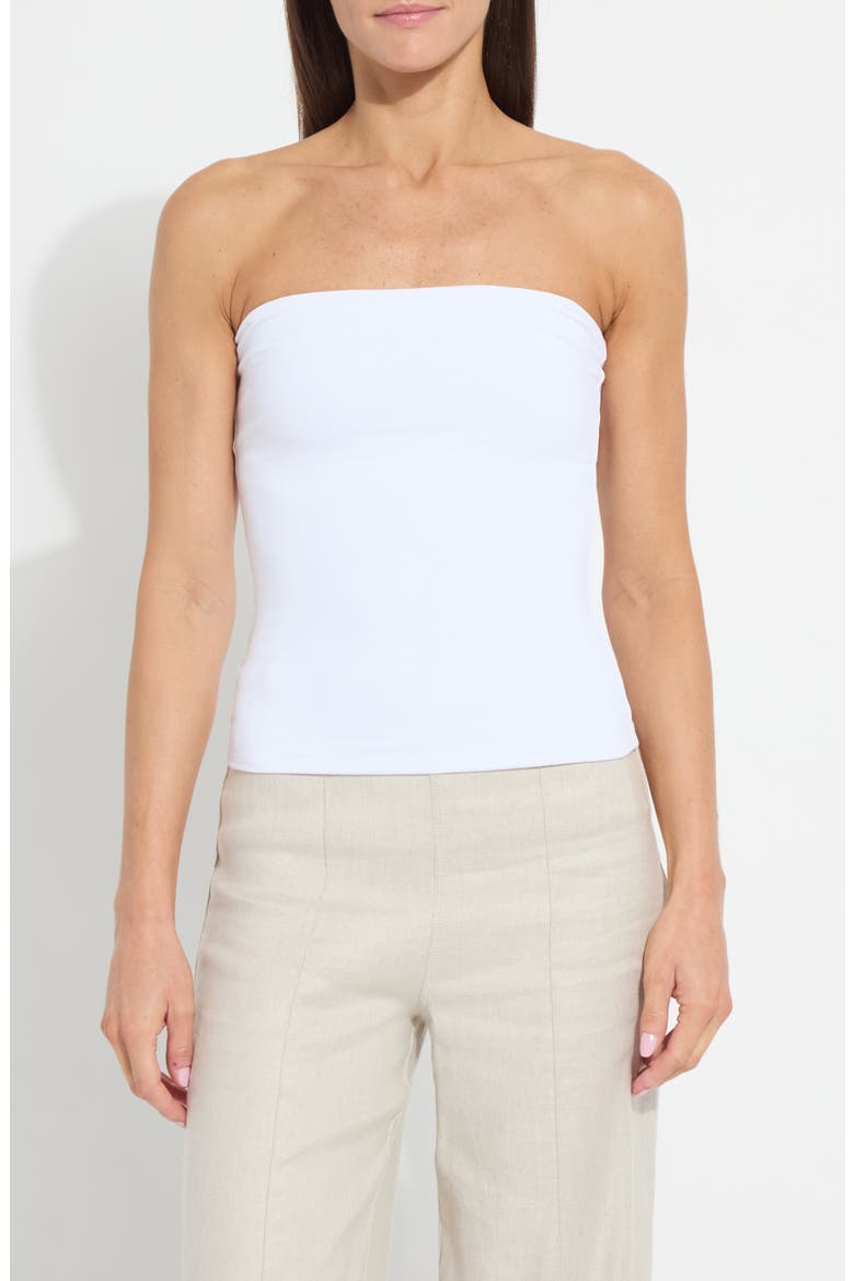 Paolina Bandeau Top, Main, color, WHITE