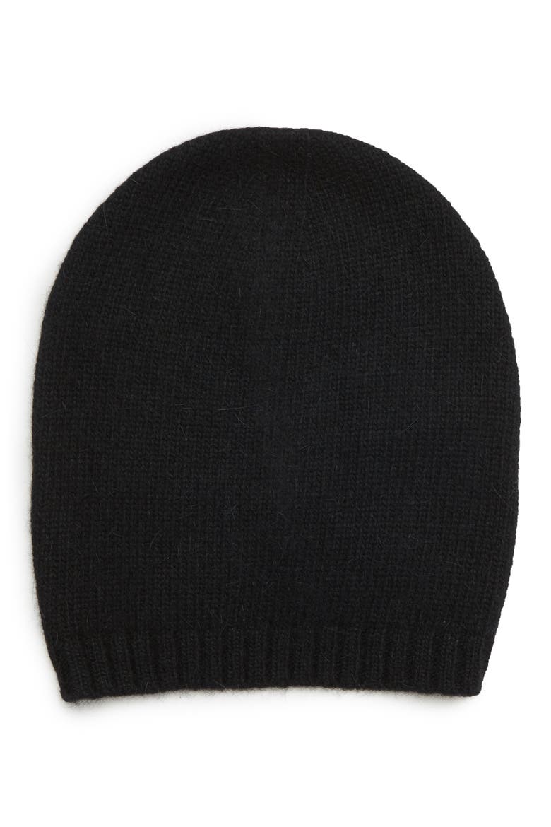 Twist Beanie, Main, color, BLACK