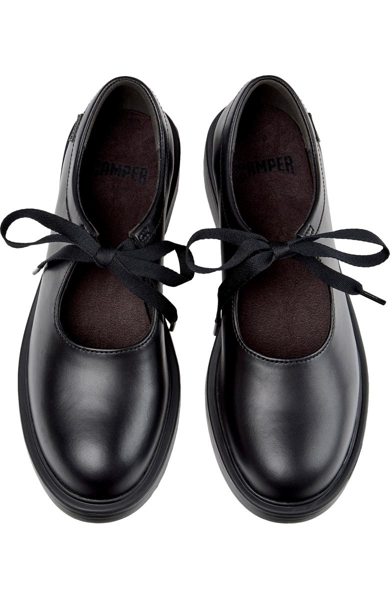 Camper Dean Mary Jane Flat, Alternate, color, Black