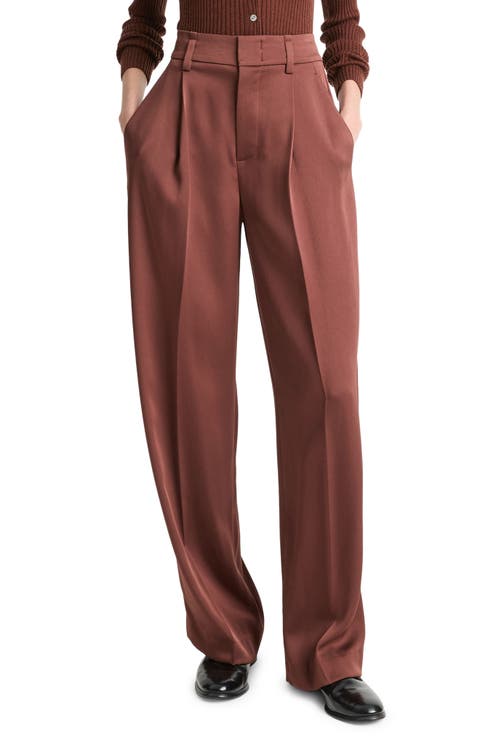 Wide Leg Satin Pants