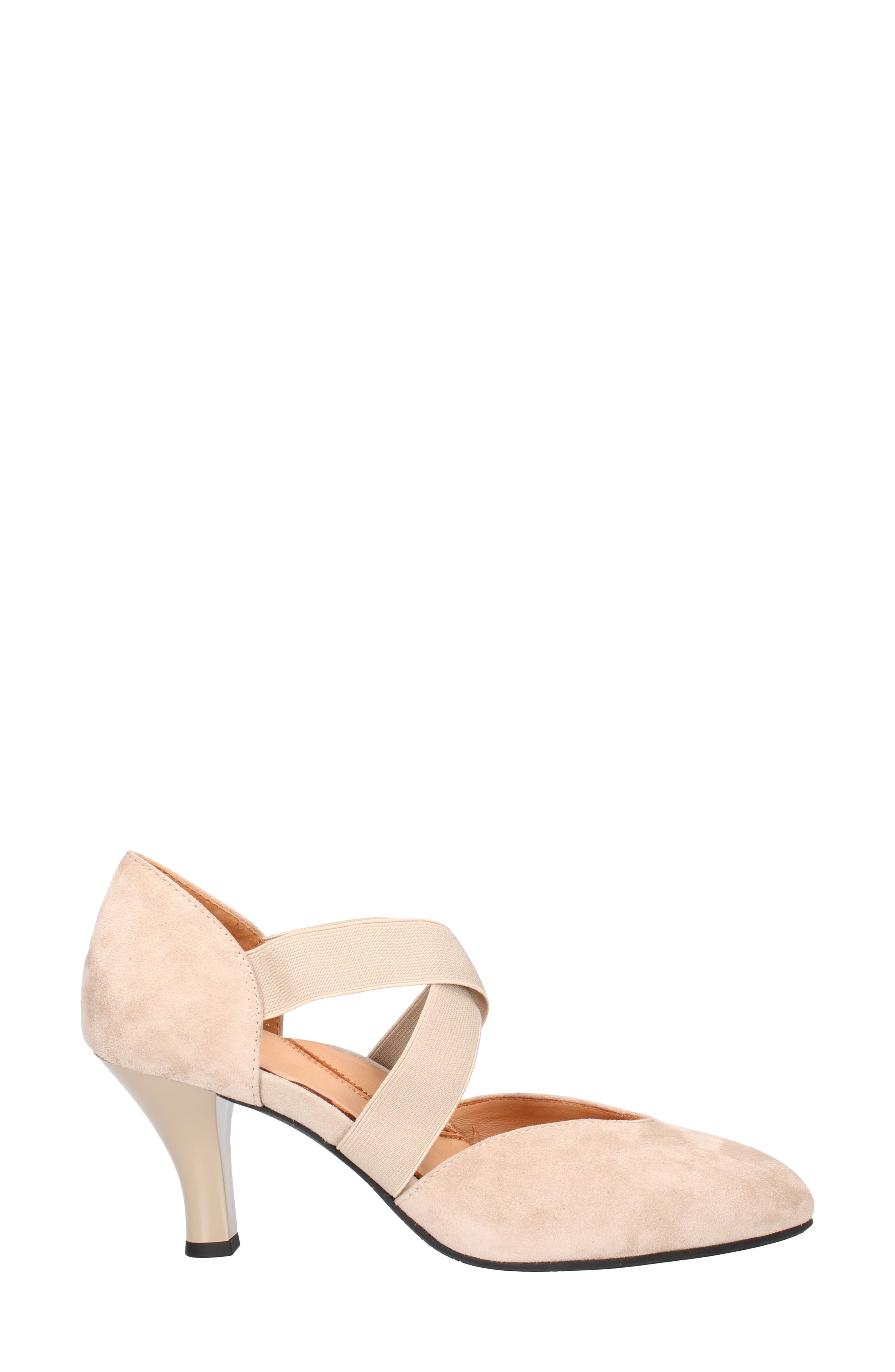 Bishar Crisscross Pump, Alternate, color, TAUPE