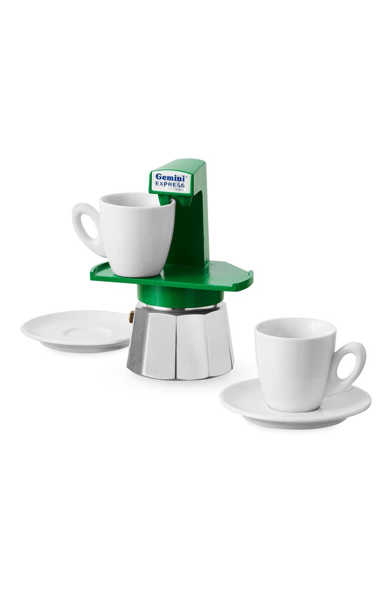 Design Store Gemini Espresso Maker, Alternate, color, GREEN