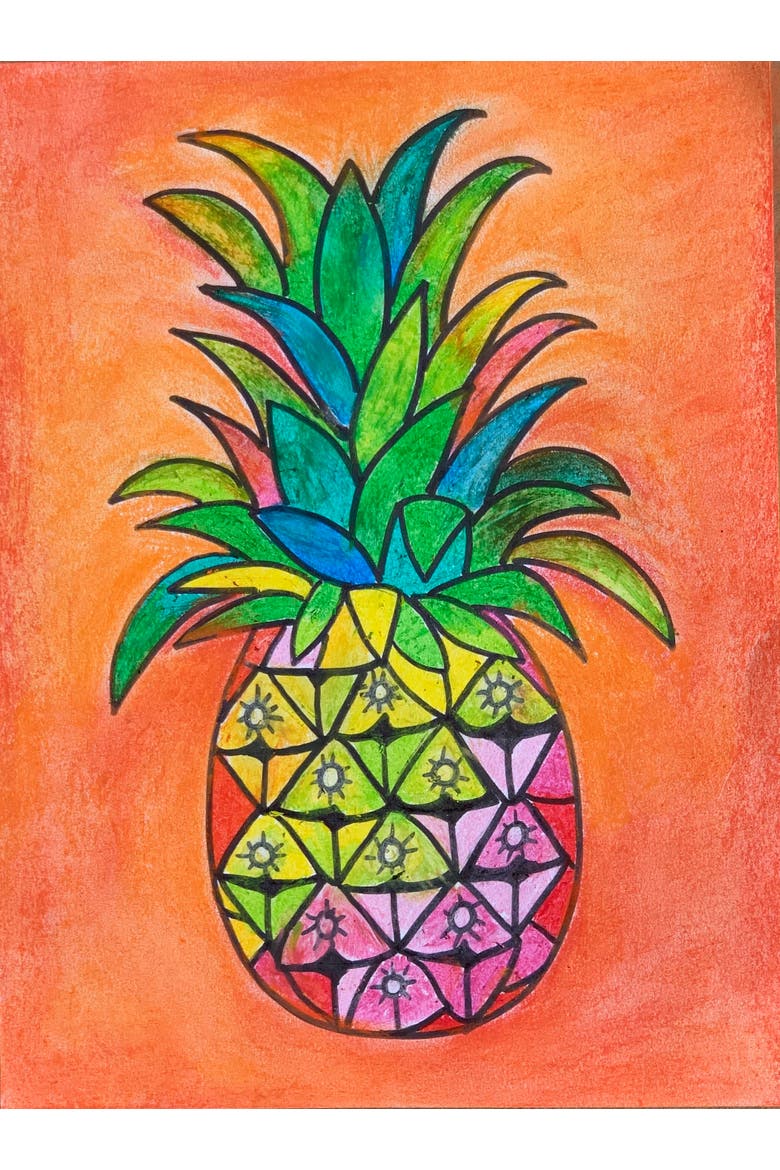 Add-On Art Rolls for Guide Dots Level 2 Art Kits - Age 8+, Alternate, color, L2 Pineapple/Toucan
