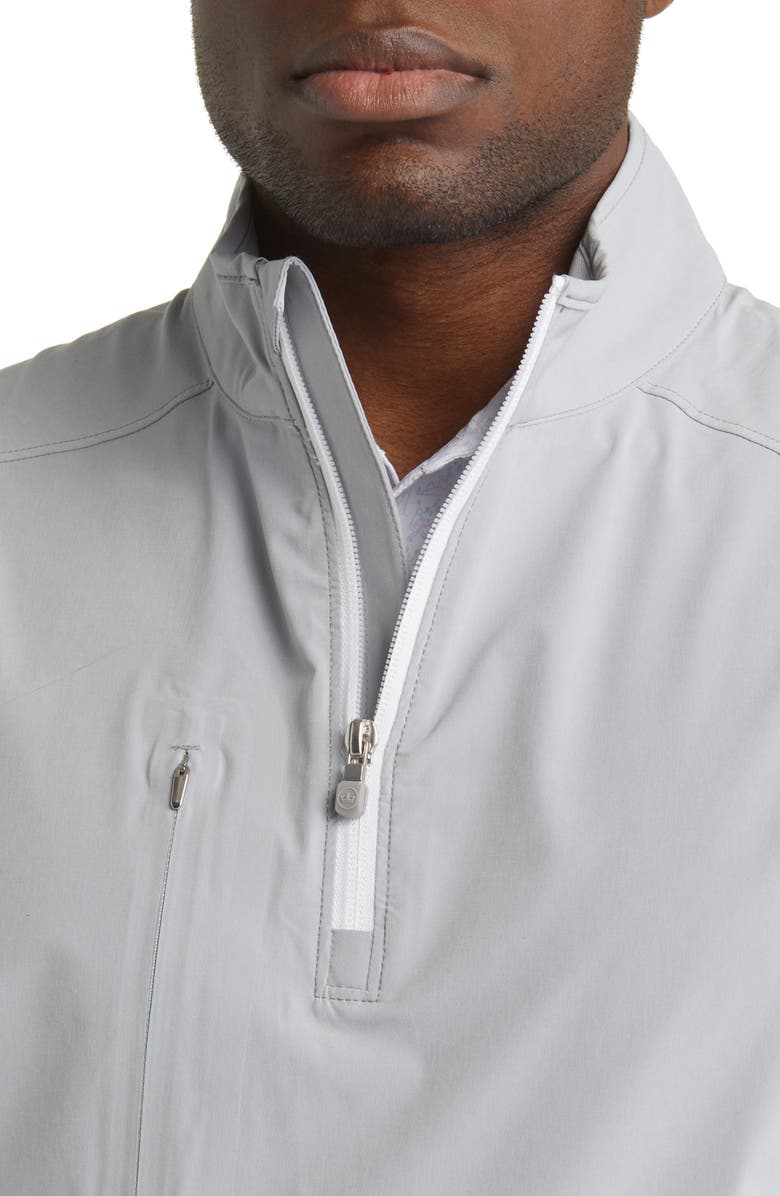 Peter Millar Crown Craft Flex Adept Water Resistant Half-Zip Vest, Alternate, color, 