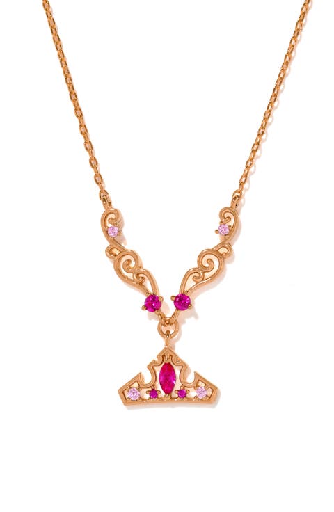 Disney Aurora Crown Pendant Necklace