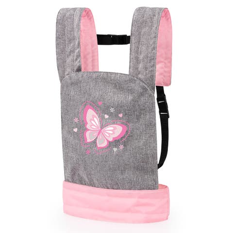 Carrier Modern Design Grey, Pink, Butterfly