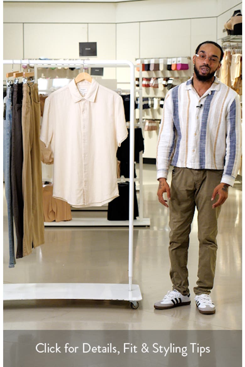 Riviera Slim Fit Short Sleeve Button-Up Shirt video