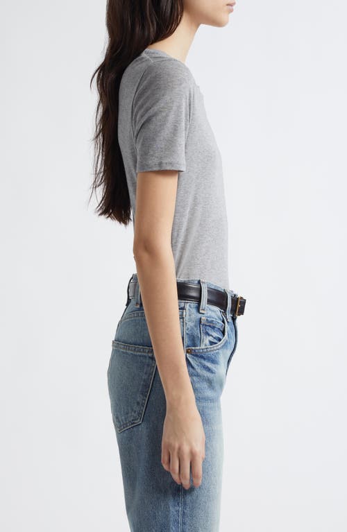 Nili Lotan Elin Cotton & Cashmere T-shirt In Gray