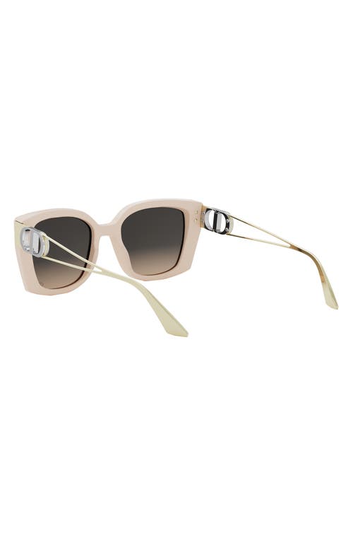 Dior 30montaigne S13i 53mm Square Sunglasses In Brown