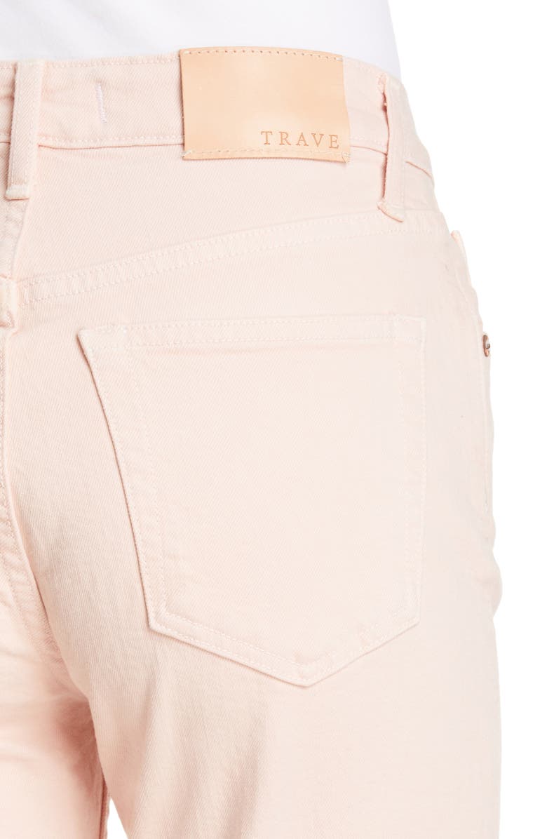 TRAVE Constance High Waist Ankle Straight Leg Jeans, Alternate, color,