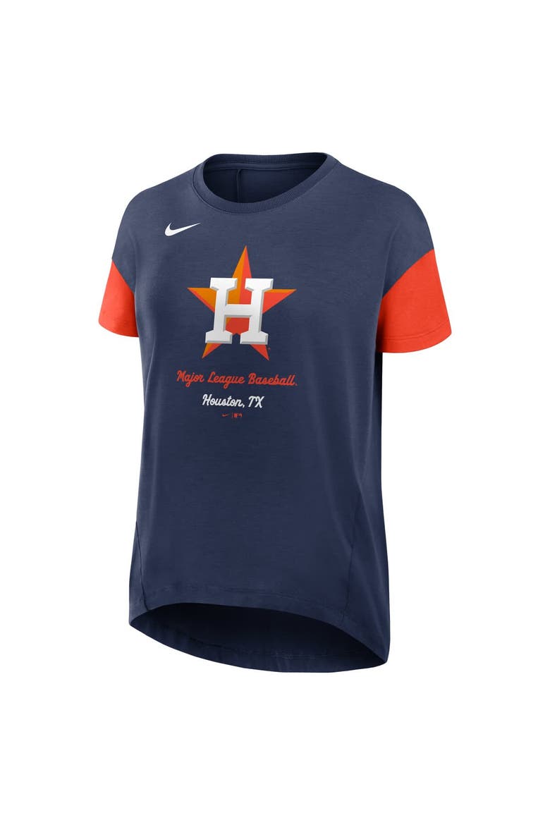 Women's Nike Navy Houston Astros Flowy Fashion T-Shirt, Alternate, color, Navy