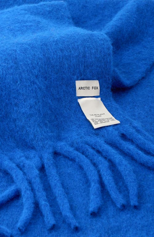 Arctic Fox & Co. Arctic Fox & Co The Reykjavik Fringe Scarf In Blue