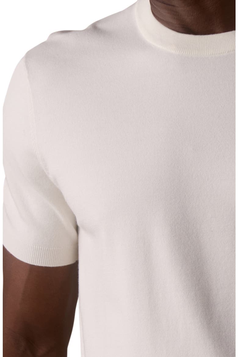 Taylor Short Sleeve Crewneck Sweater, Alternate, color, WHITE