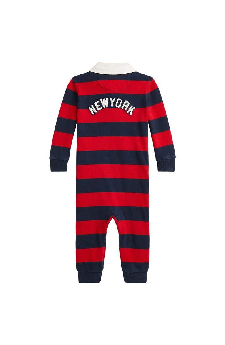 Polo Ralph Lauren Newborn Polo Ralph Lauren  Navy/Red Yankees  Coverall, Alternate, color, 