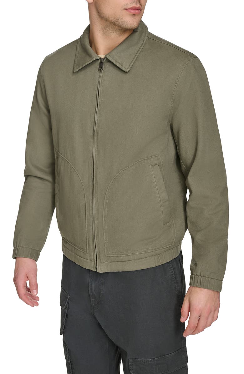 Levi's Canvas Utility Jacket, Alternate, color, Light Olive