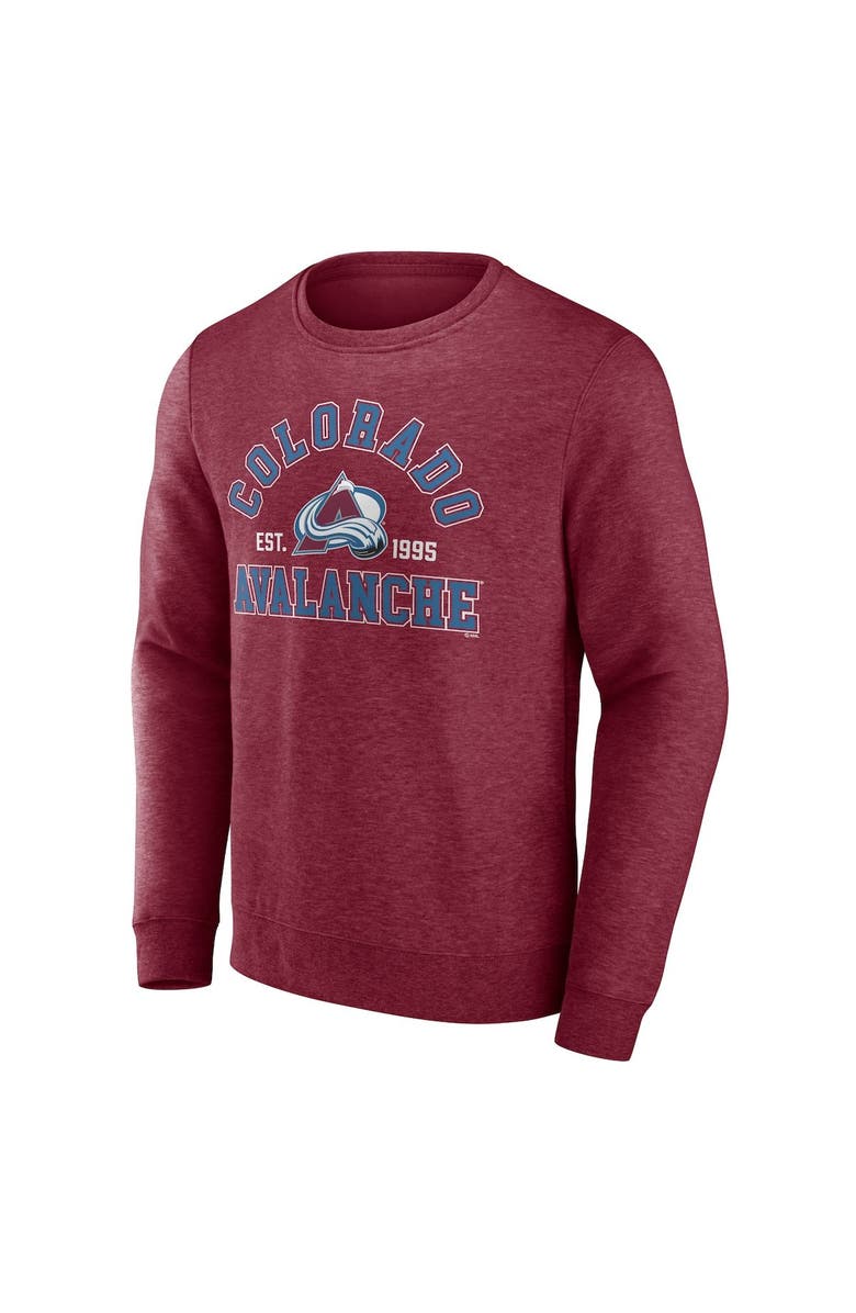 FANATICS Men's Fanatics Branded Garnet Colorado Avalanche Classic Arch Pullover Sweatshirt, Alternate, color, 