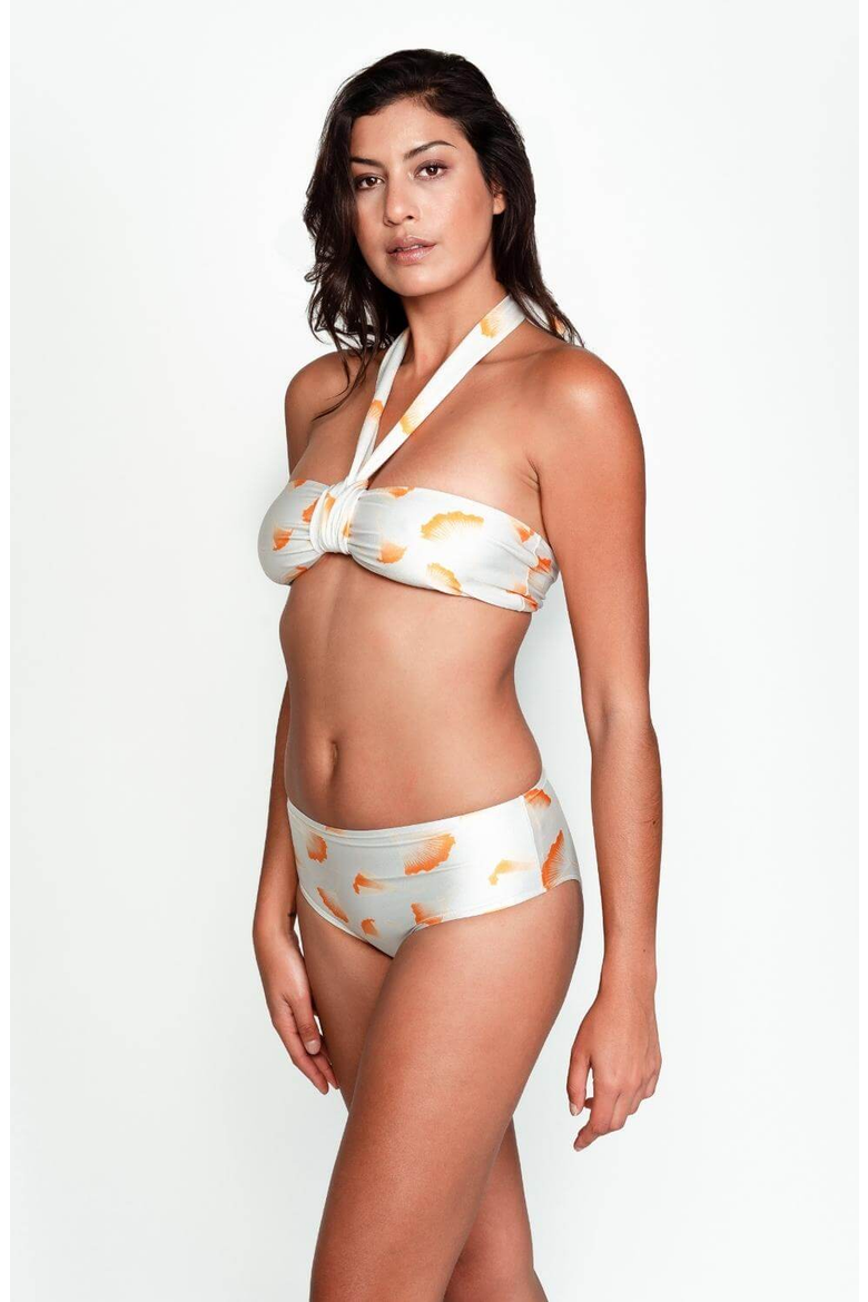 Bianca Strapless Bikini Top, Alternate, color, Ginkgo Ivory