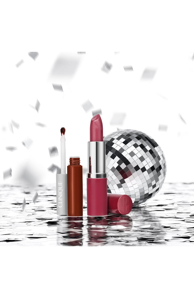 Clinique Lip Luxury Lipstick + Lip Gloss Makeup Gift Set $41 Value, Alternate, color, 