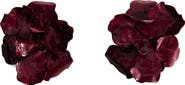 MANGO Flower Statement Stud Earrings