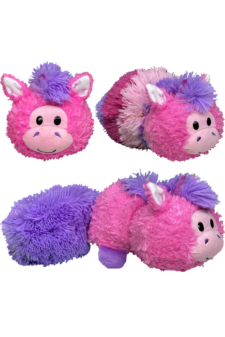 Magic Tails Pink Unicorn To White Cat 2 In 1 Animal Plush, Alternate, color, Multicolored