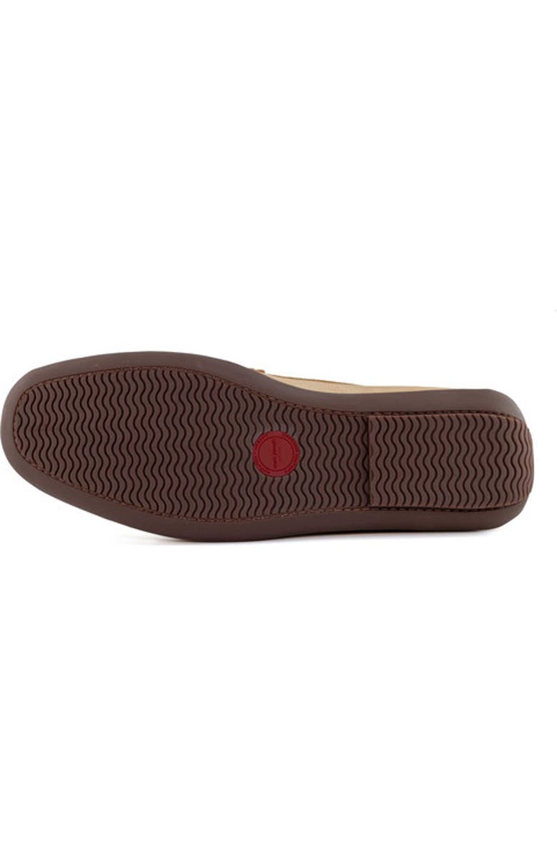 Marc Joseph New York Wall Street Leather Buckle Loafer, Alternate, color, Sand Italo Grainy
