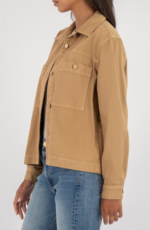 Kut From The Kloth Barb Pocket Jacket In Gold