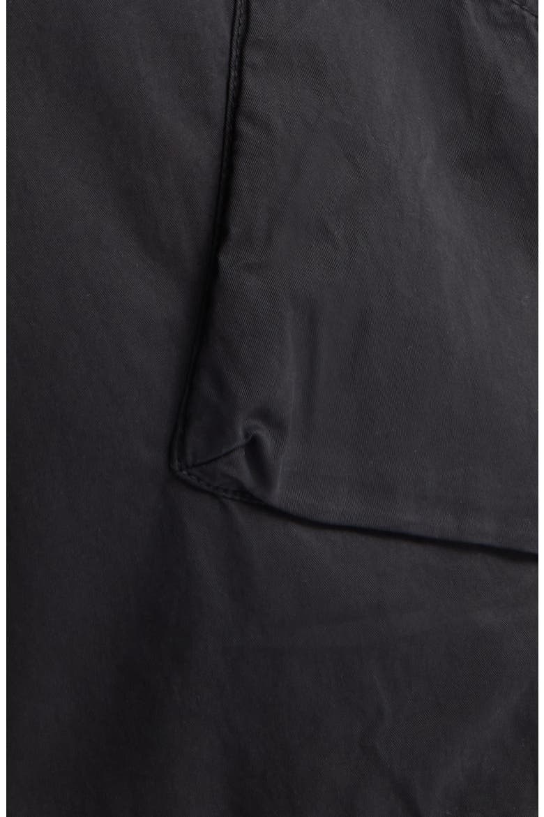 Garment Dye Stretch Twill Cargo Pants, Alternate, color, V0029 BLACK