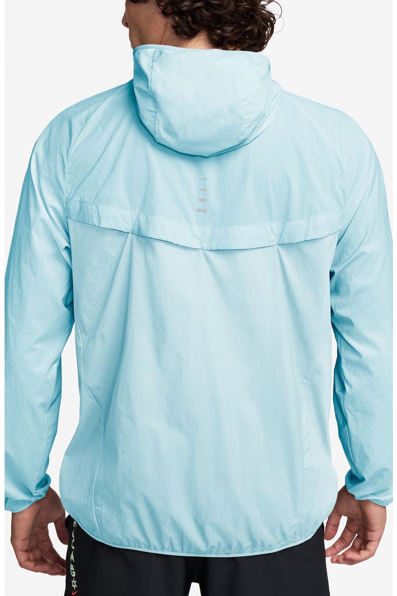 Stride Dri-FIT UV Hooded Running Jacket, Alternate, color, 474 G BLUE/REFSIL