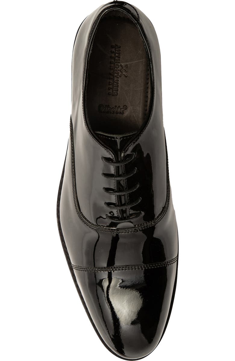 Anthony Veer Clinton Cap Toe Oxford, Alternate, color, Black