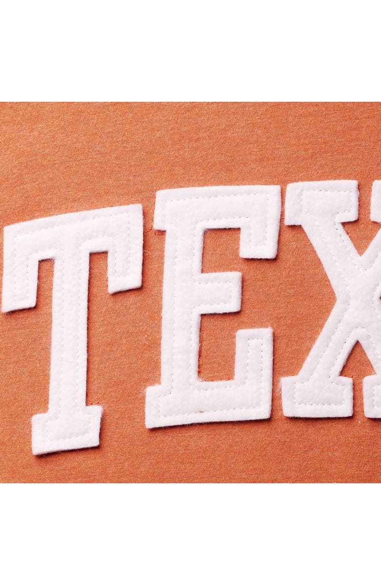 PRESSBOX Women's Pressbox Heathered Texas Orange Texas Longhorns Two-Hit Canyon Long Sleeve T-Shirt, Alternate, color, Burnt Orange