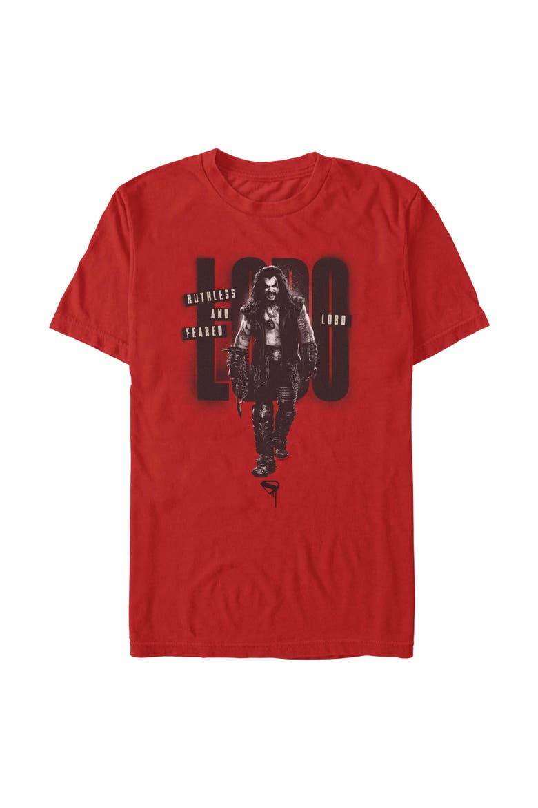Men's Supergirl Ruthless And Feared Pose  Graphic T-Shirt, Main, color, Red
