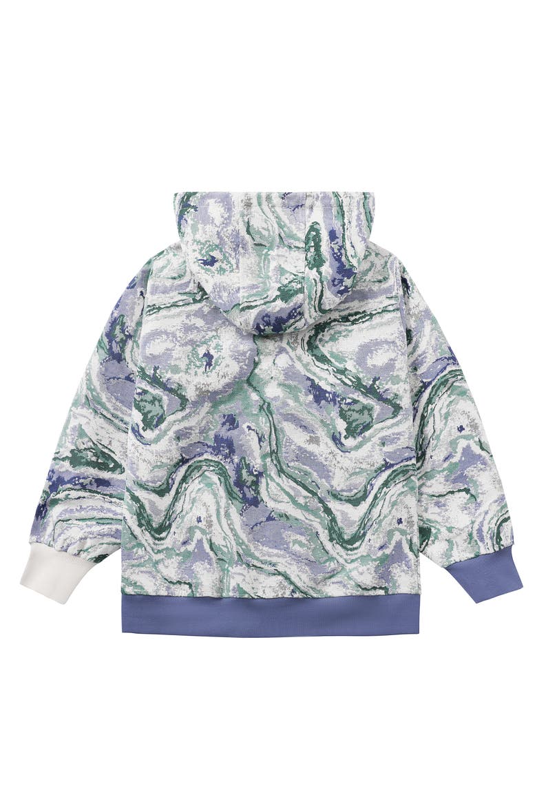 Swirl Hoodie, Alternate, color, White