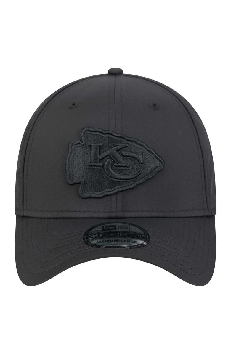 New Era Men's New Era Black Kansas City Chiefs Hydro 39THIRTY Flex Hat, Alternate, color,