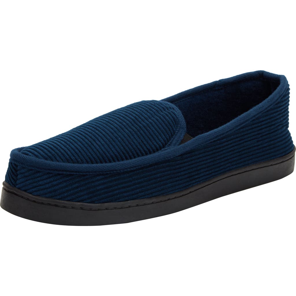 KingSize Cotton Corduroy Slippers in Navy  product