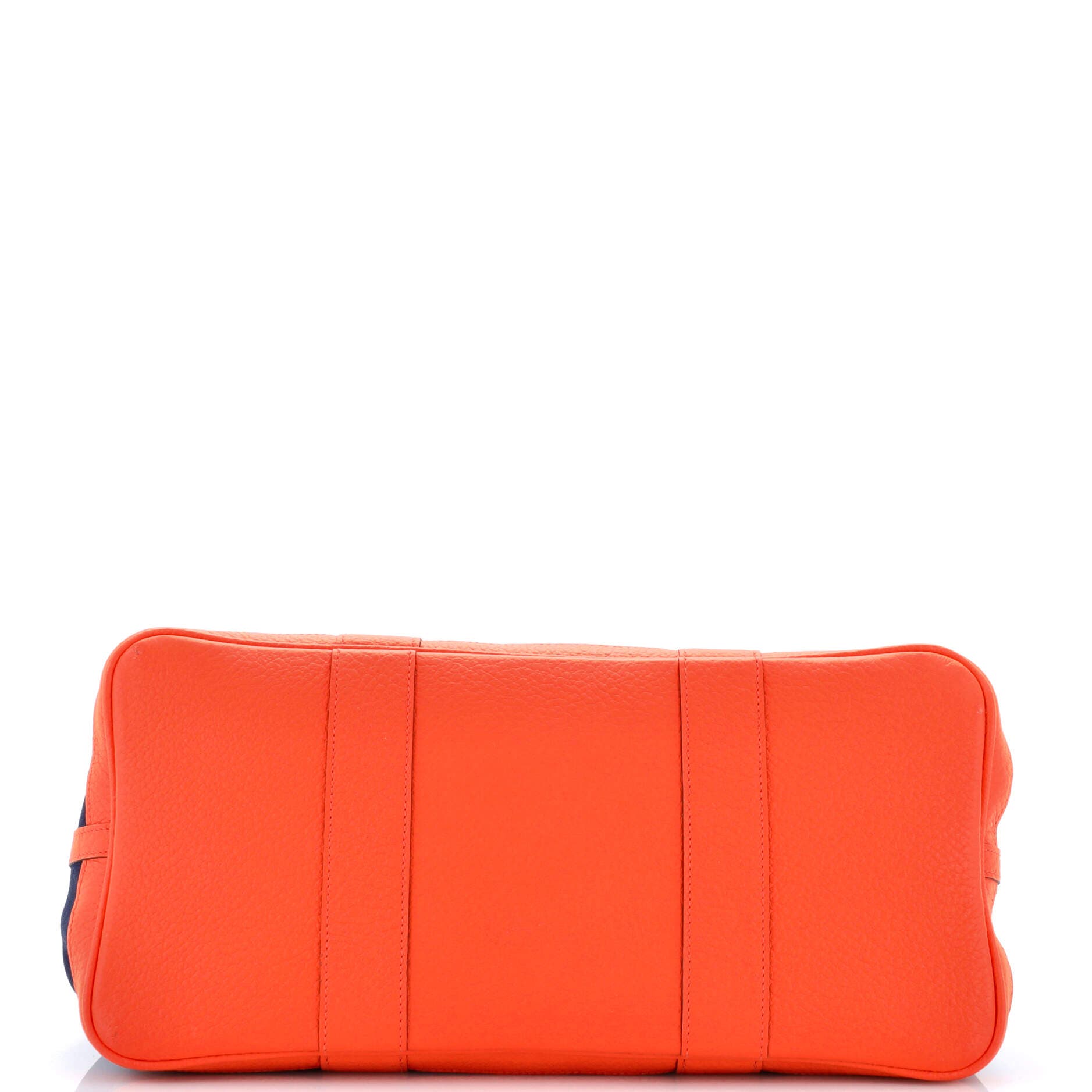 Pre-Owned Hermes Garden Party Tote Toile and Leather 36, Alternate, color, Bleu Nuit