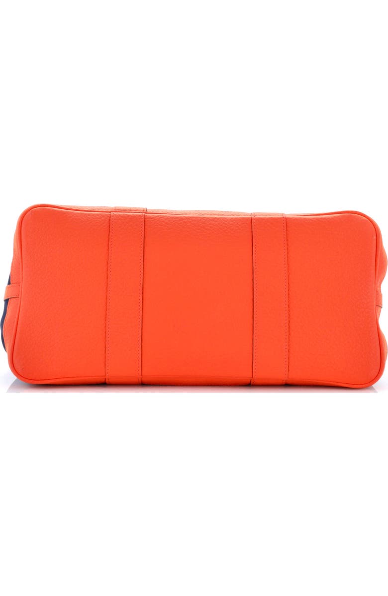 Pre-Owned Hermes Garden Party Tote Toile and Leather 36, Alternate, color, Bleu Nuit