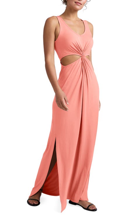 Around The World Cutout Detail Maxi Dress
