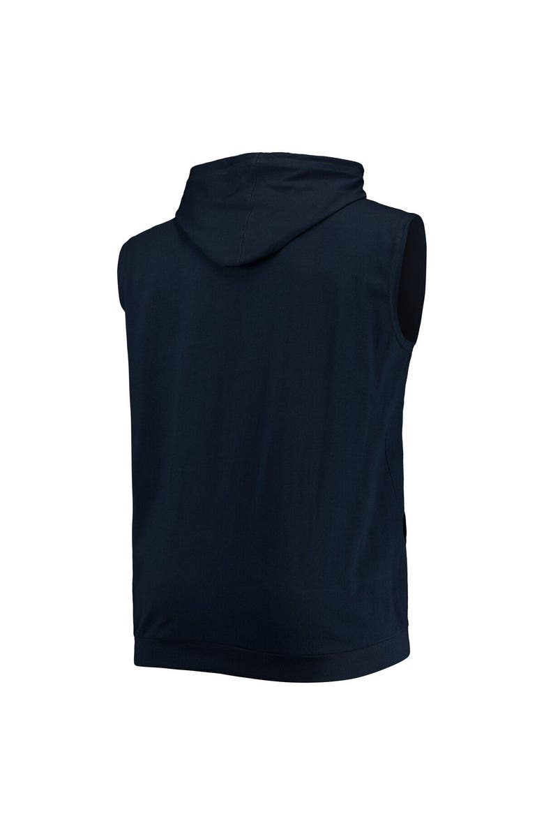 PROFILE Men's Navy New York Yankees Jersey Muscle Sleeveless Pullover Hoodie, Alternate, color, 