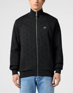 PHILIPP PLEIN Tracksuit Jacket Jacquard Monogram Paisley Men