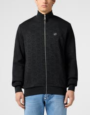 PHILIPP PLEIN Tracksuit Jacket Jacquard Monogram Paisley Men