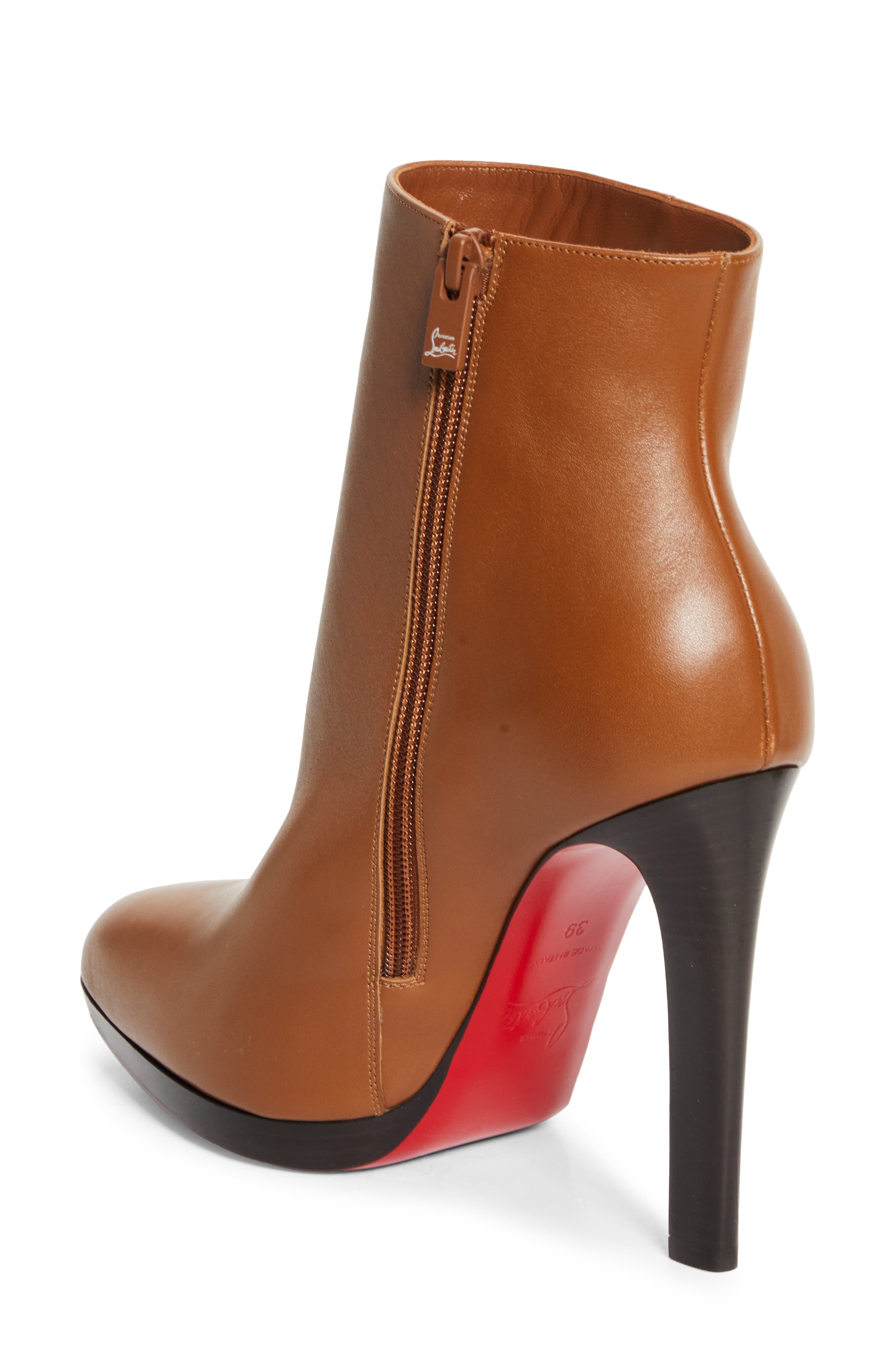 Fannylove Bootie, Alternate, color, CUOIO/ DARK BROWN