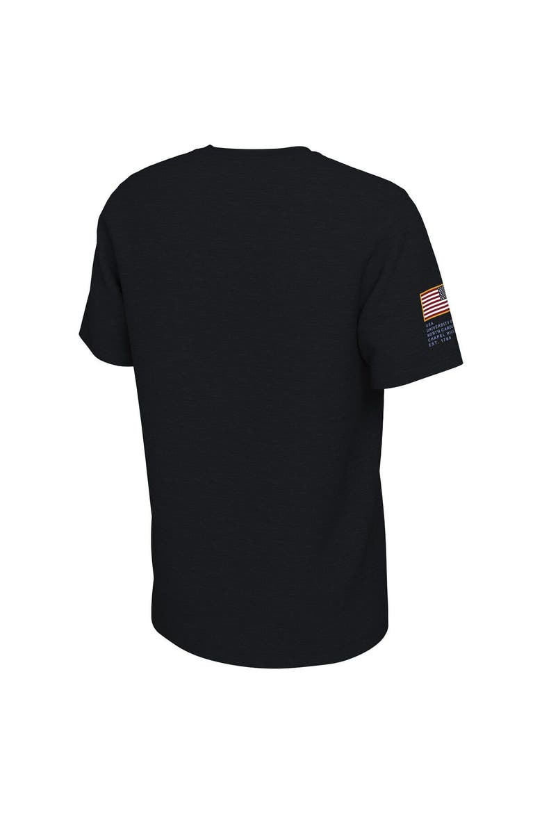 Men's Jordan Brand Black North Carolina Tar Heels Veterans Camo T-Shirt, Alternate, color, Black