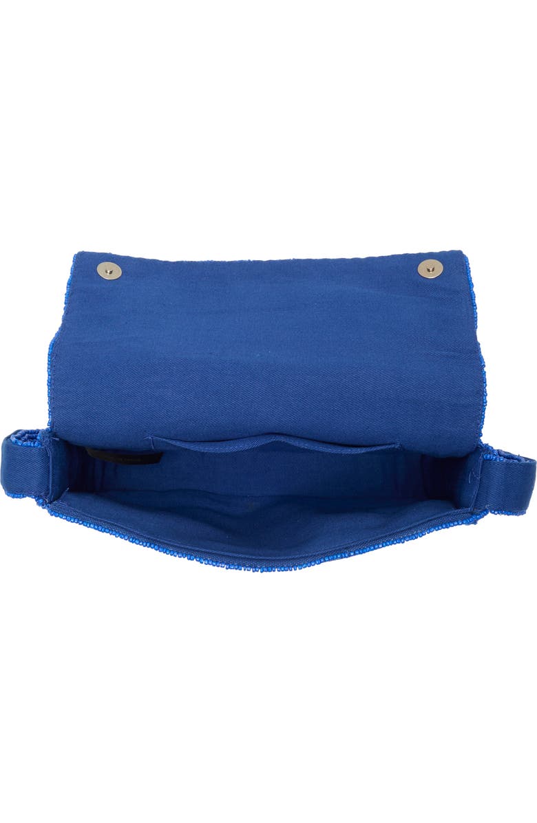 Jessica McClintock Emerson Beaded Shoulder Bag, Alternate, color, Blue