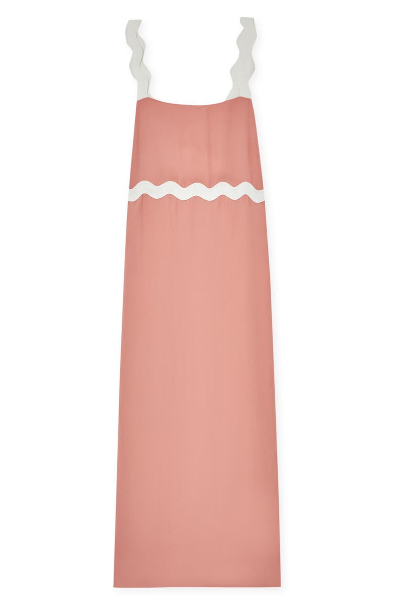 Reiss Asher Rickrack Maxi Dress, Alternate, color, Pink