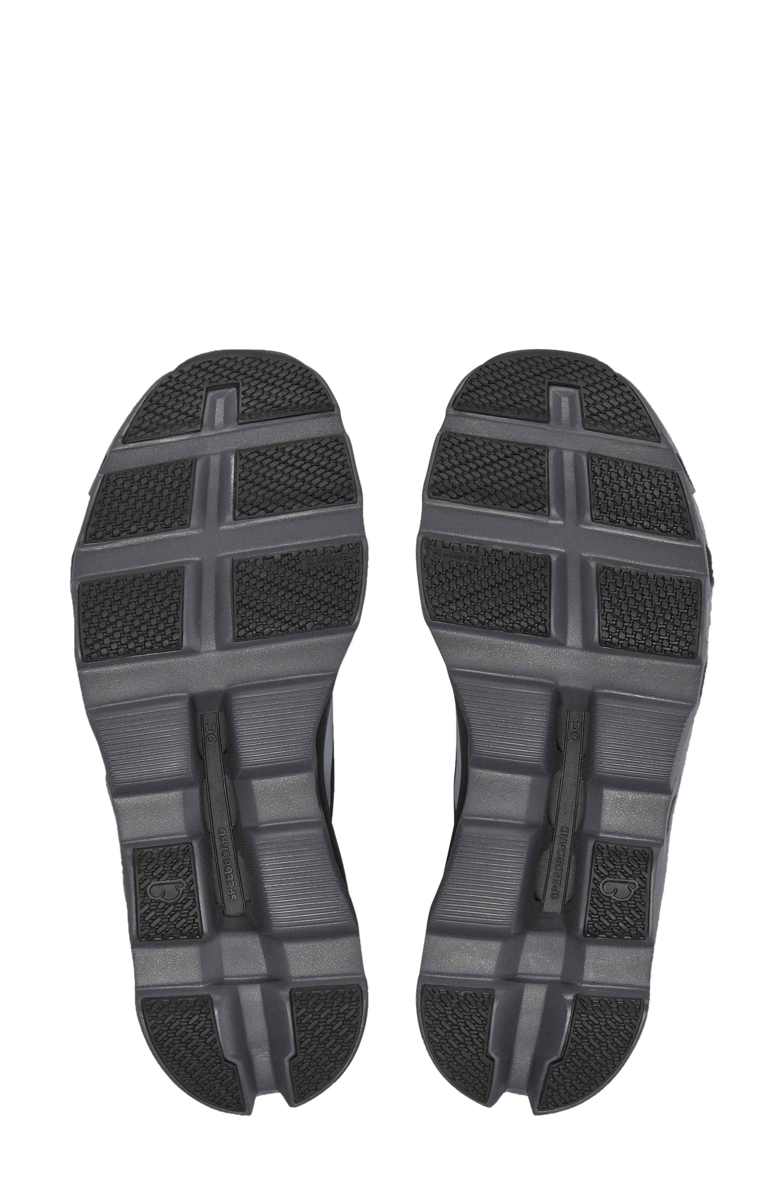 On Cloudmonster Lumos Running Shoe, Alternate, color, Black